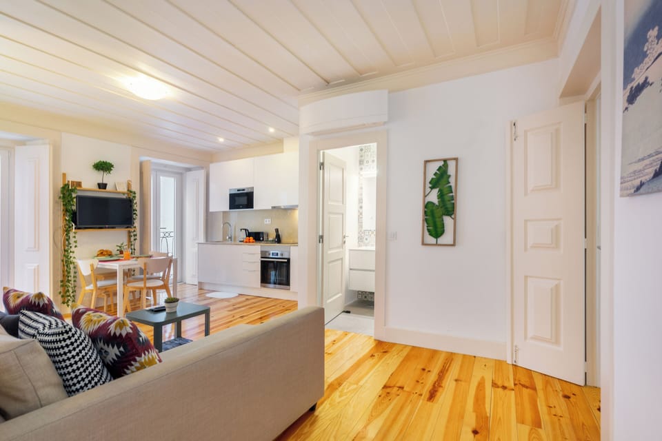 Apartment, 1 Bedroom | Living area | Flat-screen TV