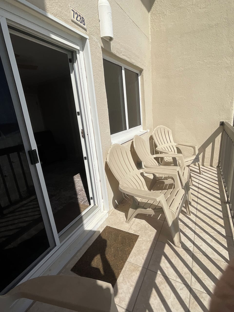 Balcony off the family room