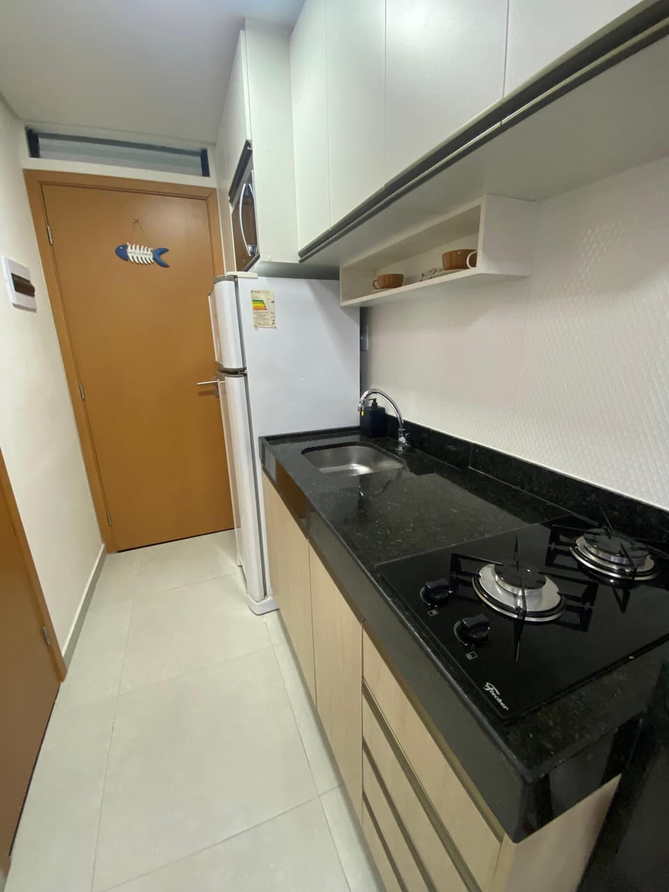 Comfort Studio, Ground Floor | Private kitchen | Fridge, microwave, stovetop, cookware/dishes/utensils