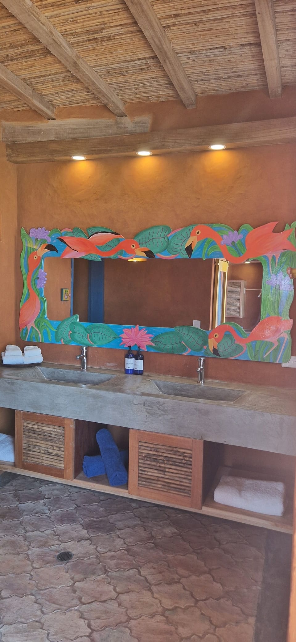 Romantic Suite, Sea View (Caribe SPA) | Bathroom | Shower, designer toiletries, slippers, towels
