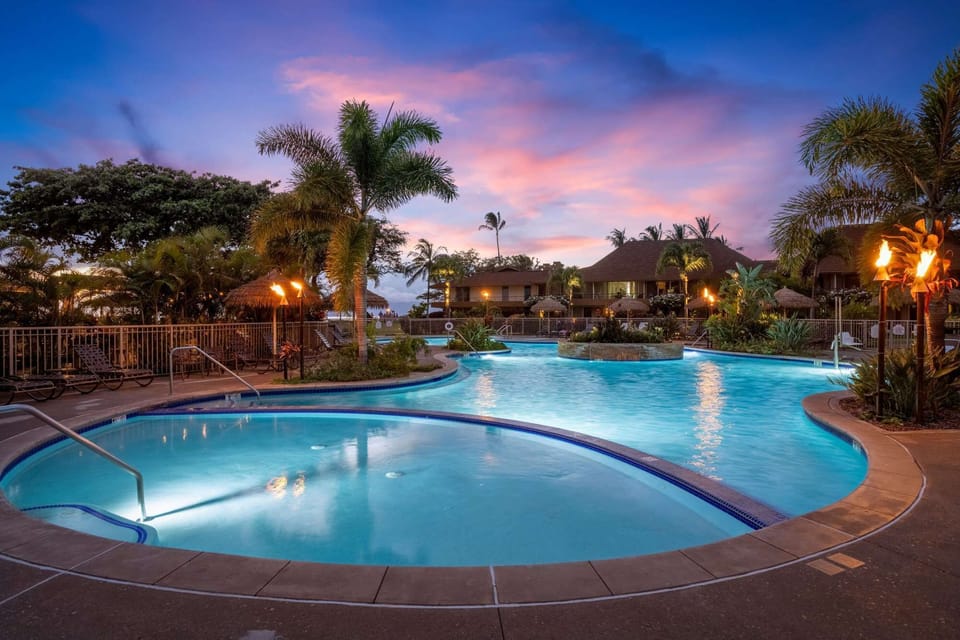 Evening Pool View
