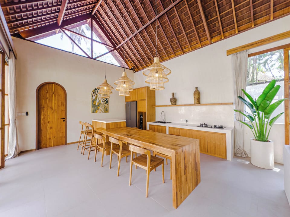 Villa, 3 Bedrooms, Pool View | Private kitchen | Full-size fridge, microwave, stovetop, cookware/dishes/utensils