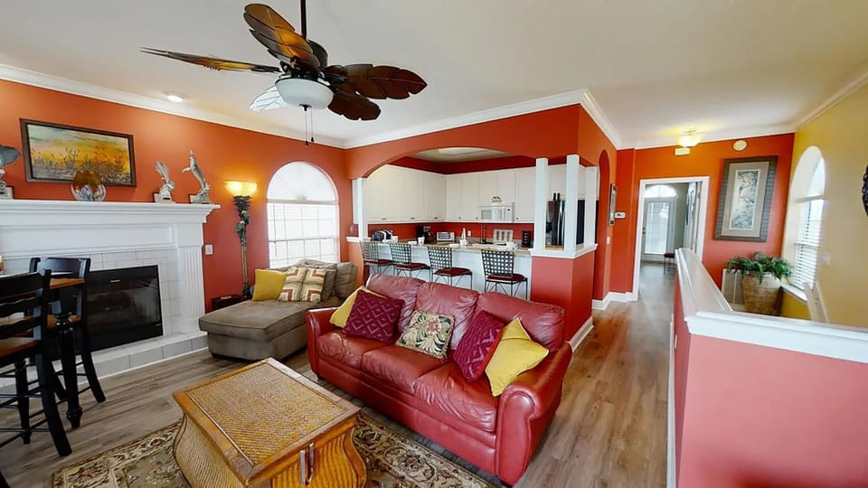 House, Multiple Beds (Seaside Serenity) | Living area | TV