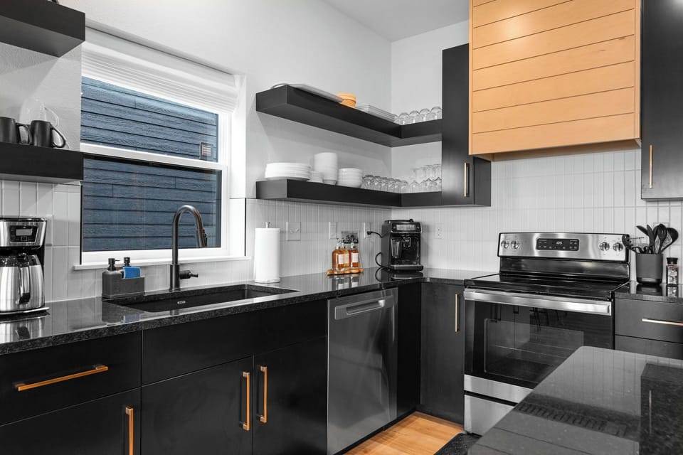 Fuel up at the coffee bar with the Philips LatteGo 3200 espresso machine and a curated selection of coffee essentials.