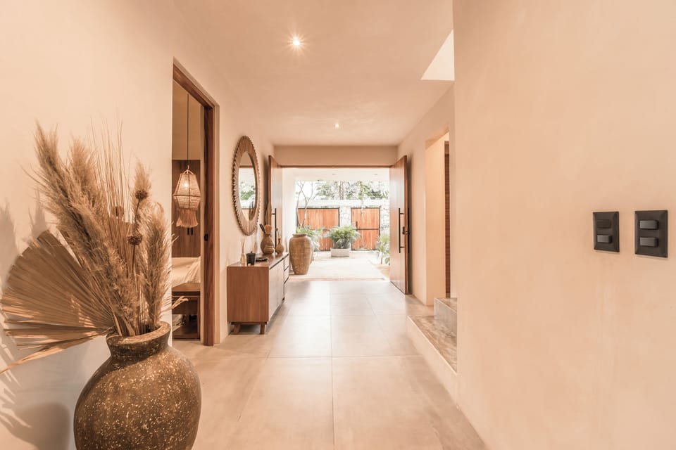 Wide and beautiful entrance