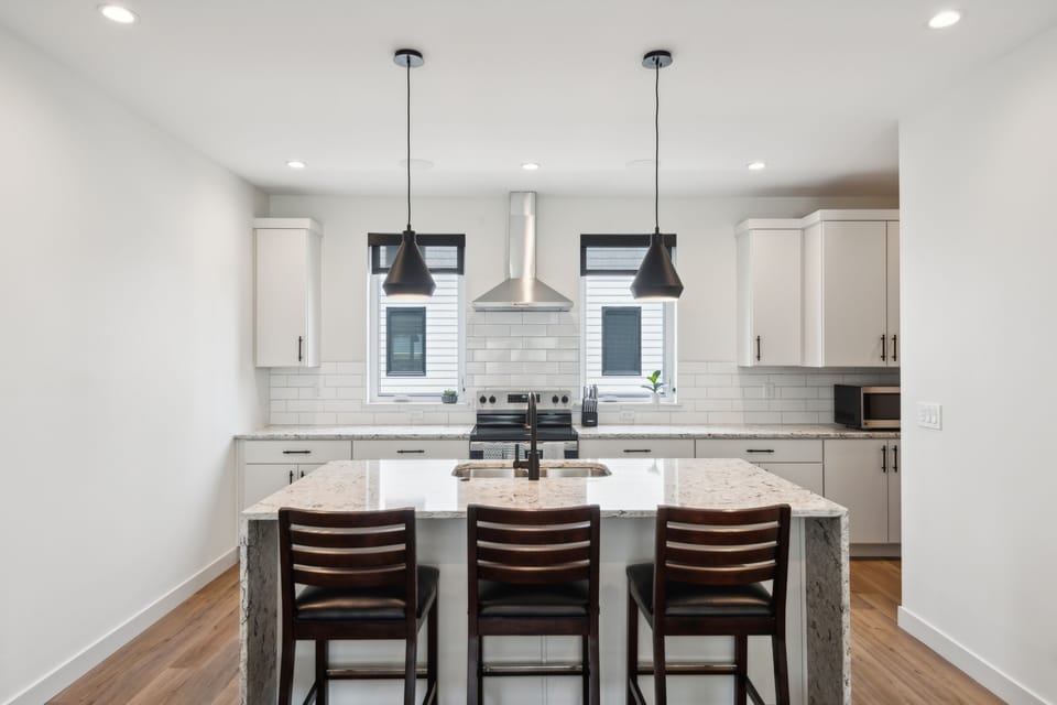 Indoors, Kitchen, Kitchen Island, Architecture, Building