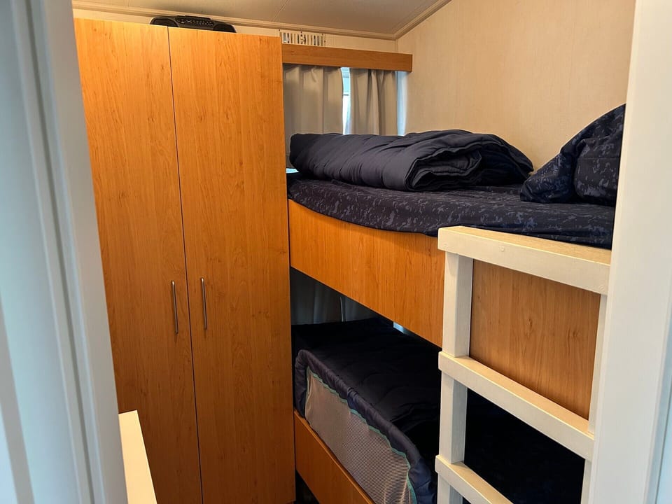 Bedroom with a double bed