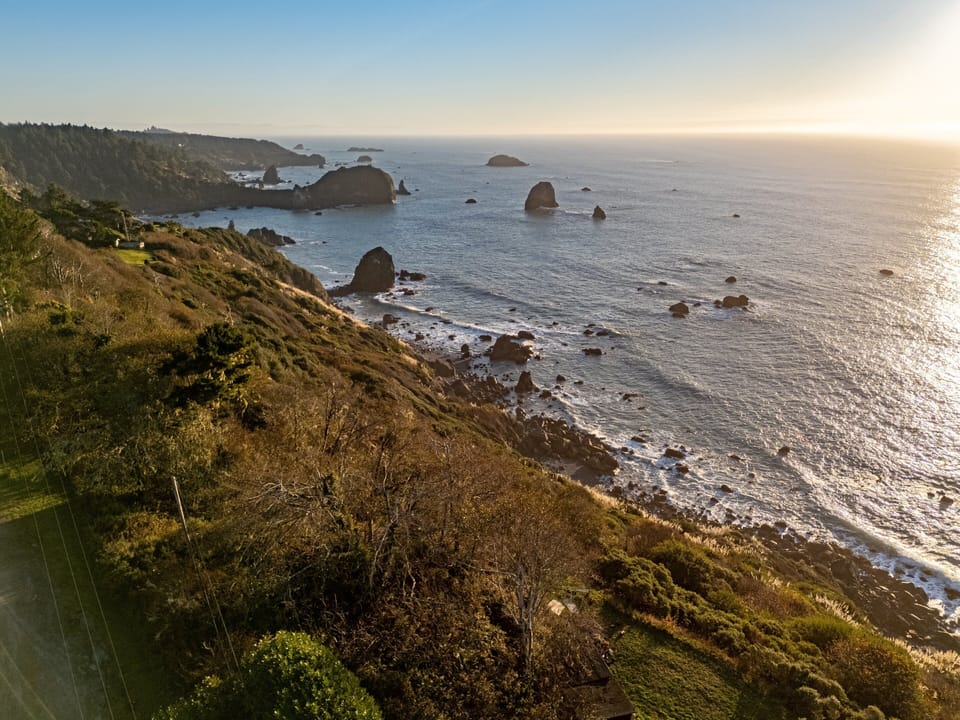 Views just out of reach of our property, but this is basically your backyard at Scotty Point Cabin!