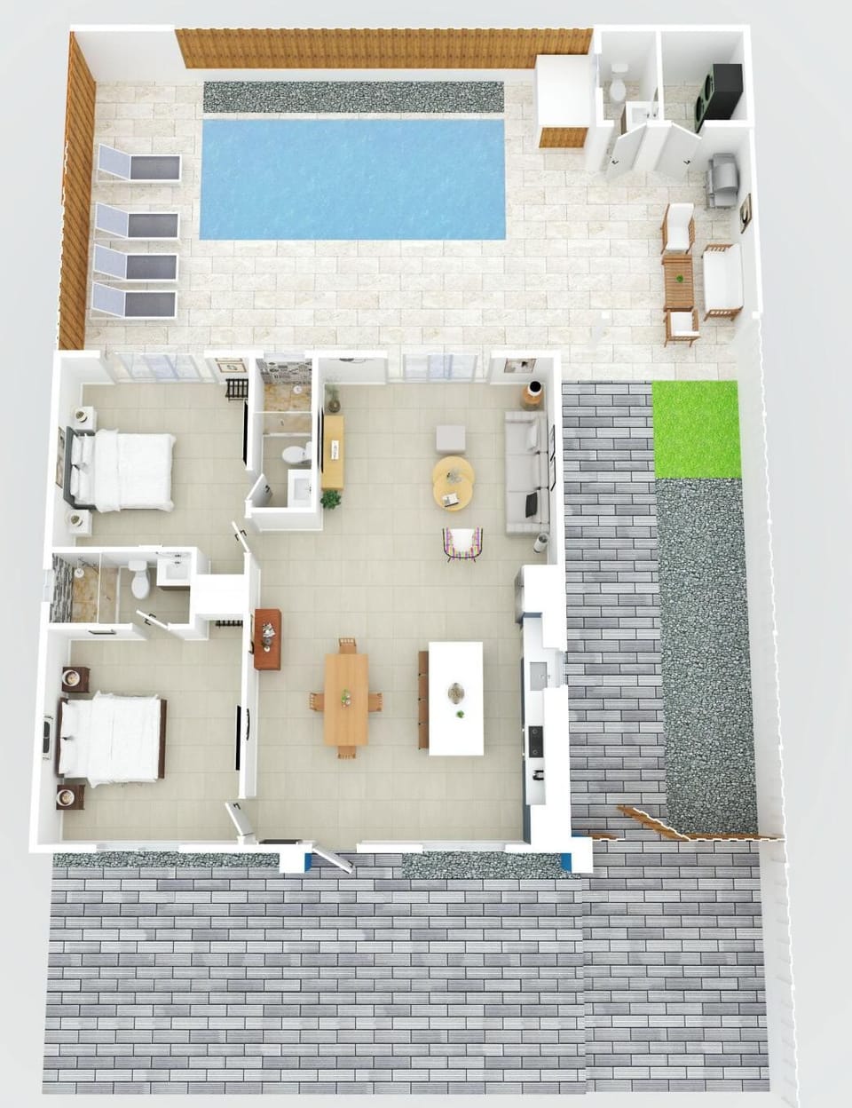 Brand NEW  Private Pool  King Beds  PalmBeach (26228)