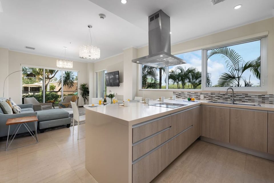 Our fully equipped kitchen features top-of-the-line appliances, ample counter space, and everything you need to unleash your inner chef.