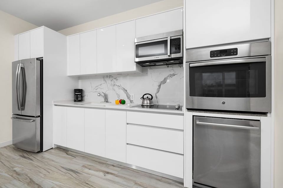 Whether you're whipping up a quick snack or a gourmet dinner, this kitchen provides both functionality and style.