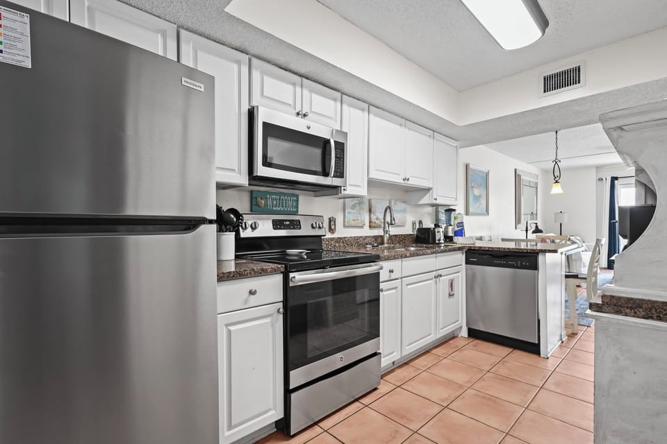 Surf Side Shores 2202 Kitchen Area