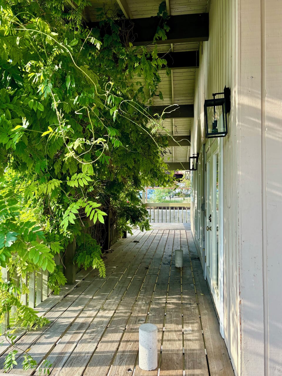 Wrap around deck