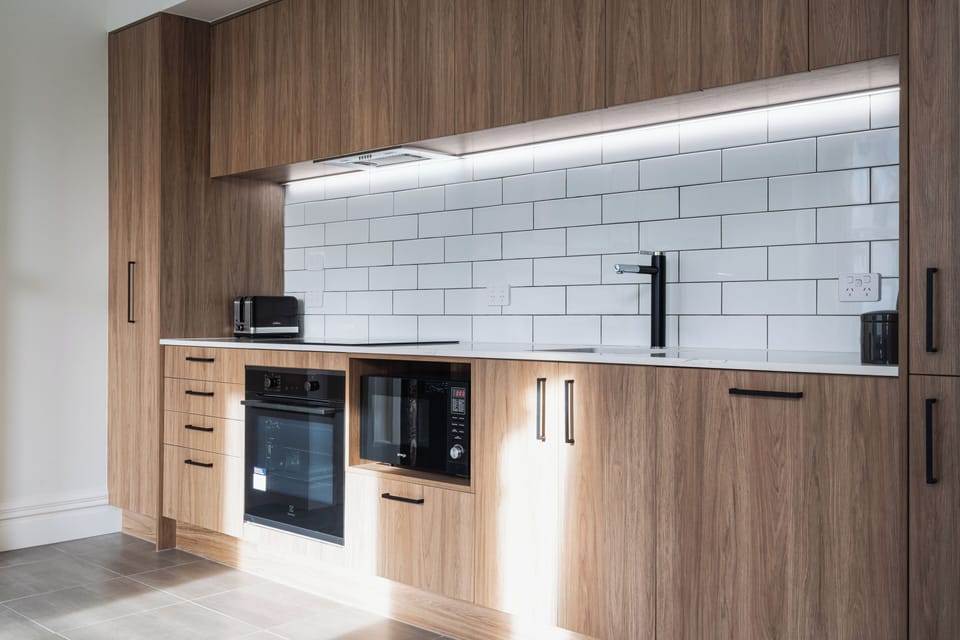 Premium Apartment, City View | Private kitchen | Electric kettle, toaster