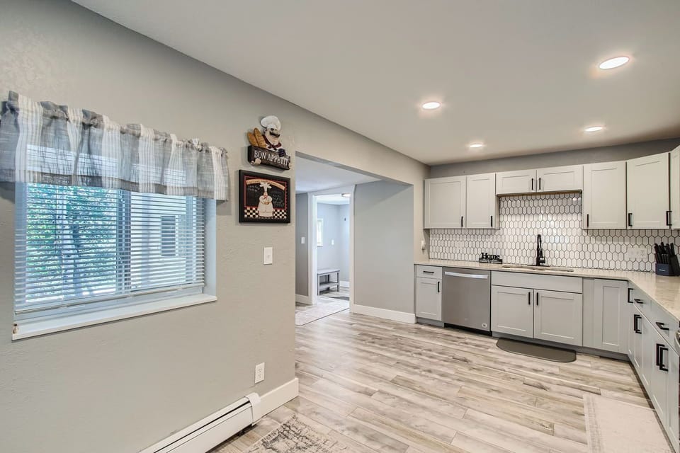 Looking back at the Laundry Room/entrance