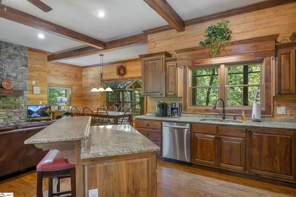 View of the kitchen from main entrance