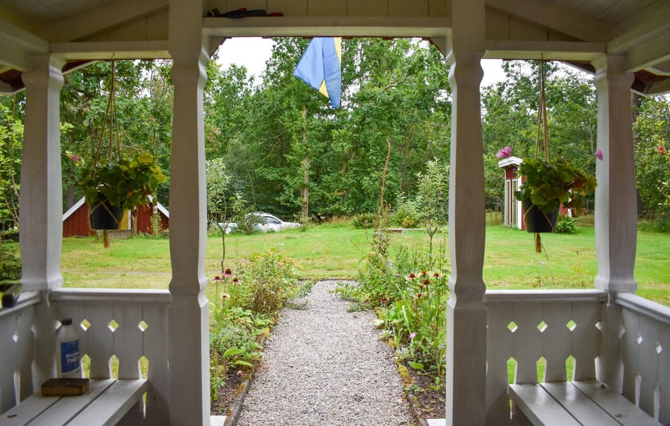 outside