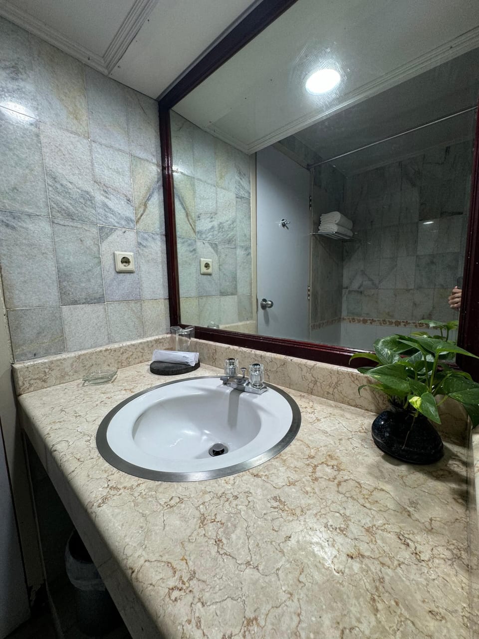 Deluxe Double or Twin Room, Balcony, Mountain View | Bathroom | Shower, towels, soap, shampoo