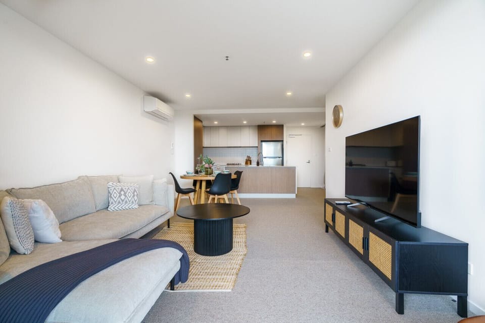 Relax in our stylish combined lounge and dining area, featuring modern furnishings and a chic design that creates a welcoming and elegant space for both entertaining and unwinding.