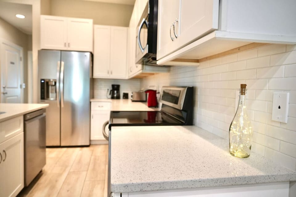 Brand new granite kitchen countertop
