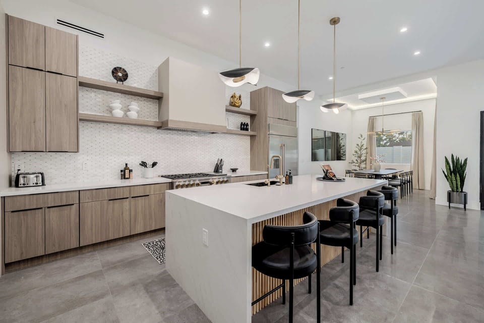 Custom Cabinetry, Oversized Island and More