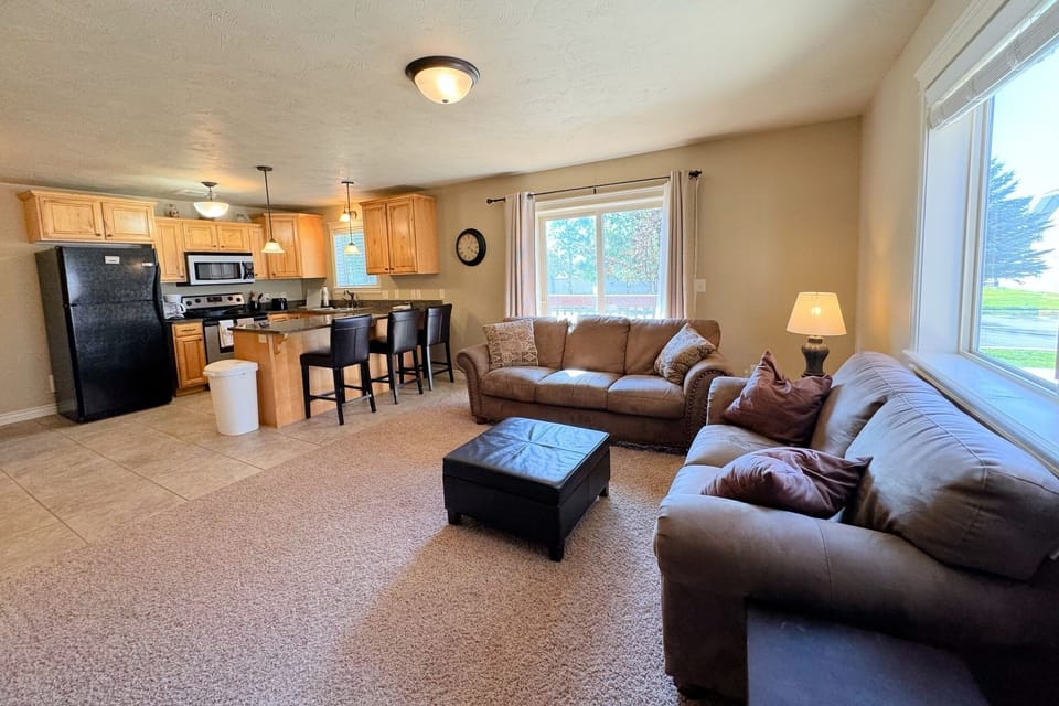 The home's open concept means you can cook, eat, or relax, and never feel left out.