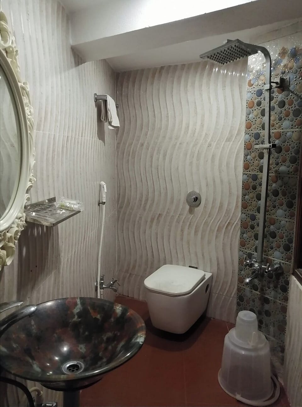 Family Studio, Balcony, Sea View | Bathroom | Shower, free toiletries, towels, soap