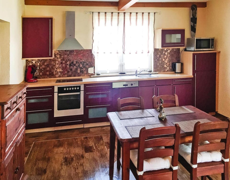 Apartment | Private kitchen | Electric kettle, toaster, highchair