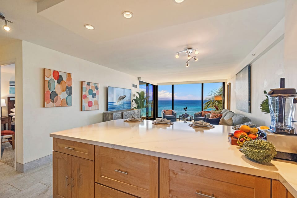 Kitchen with a view.
