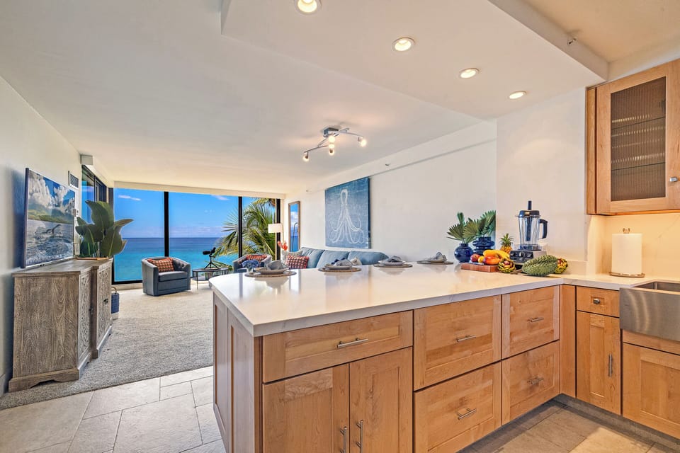 Kitchen with a view.
