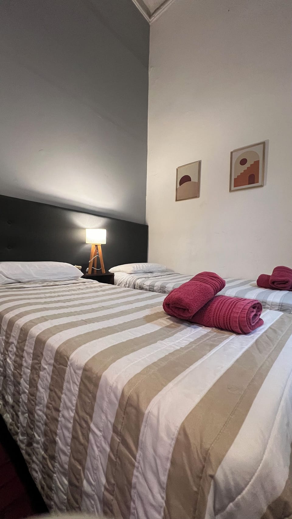 Premium bedding, down comforters, pillowtop beds, individually decorated
