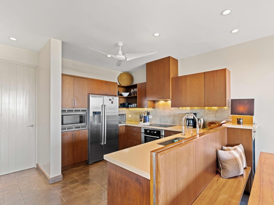 Plenty of cabinet storage space along with a separate pantry (not pictured).