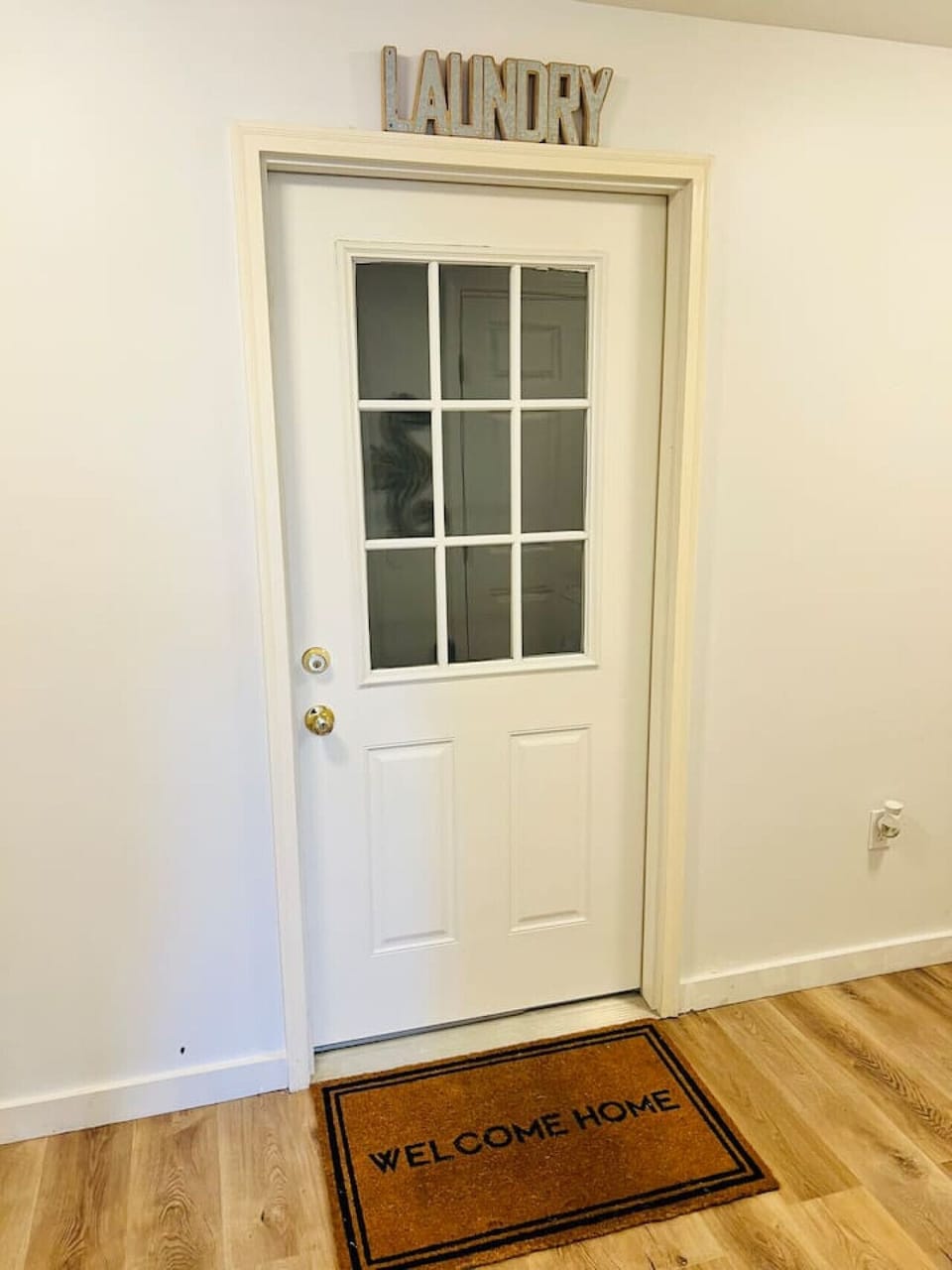 Shared laundry room on the first floor