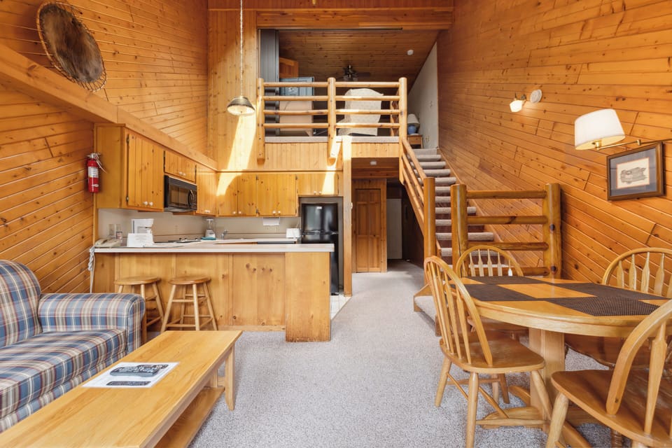 Family Loft, 2 Bedrooms | Living area | Flat-screen TV, fireplace