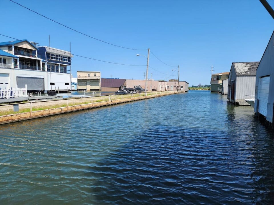 View of waterway from back door