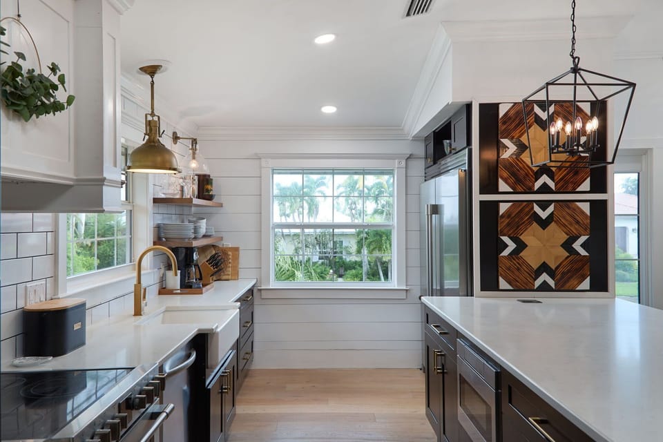 Gorgeous chef's kitchen with island