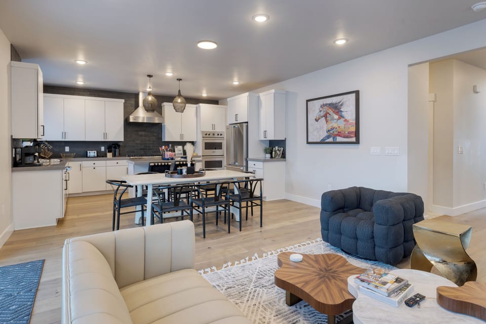 Open floor plan.