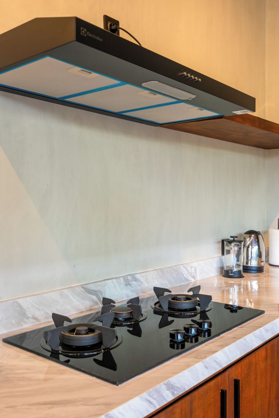 Villa | Private kitchen | Electric kettle, highchair, dining tables