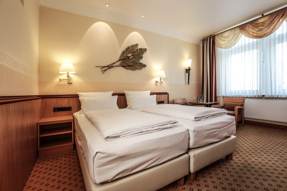 Standard Double Room | In-room safe, desk, soundproofing, free WiFi
