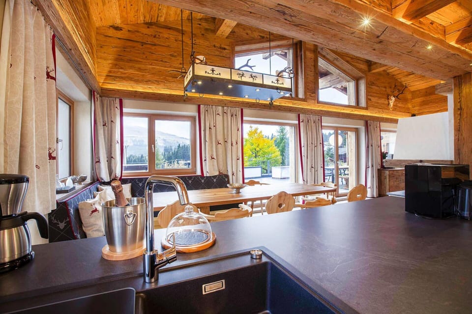 Chalet | Private kitchen | Electric kettle, toaster, highchair