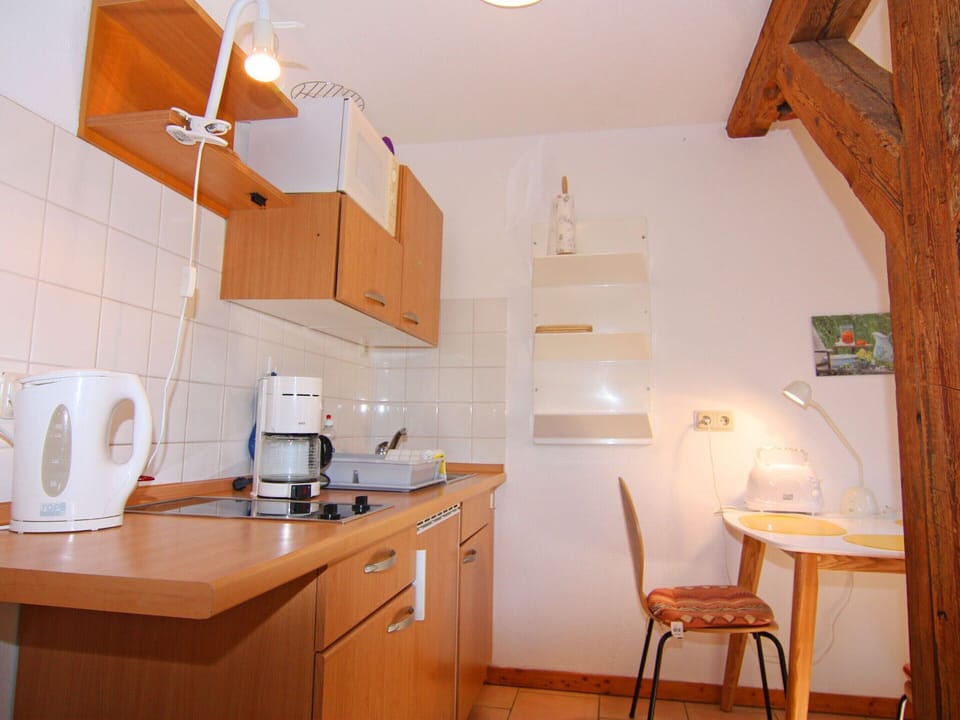 Apartment | Private kitchen | Electric kettle, toaster