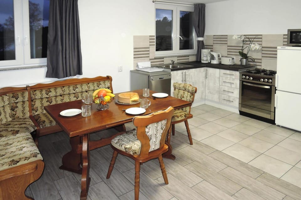 Apartment | Private kitchen | Electric kettle, toaster, highchair
