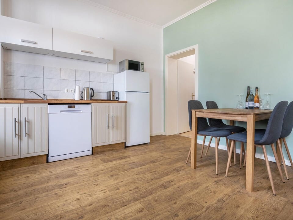 Apartment | Private kitchen | Electric kettle, toaster, highchair