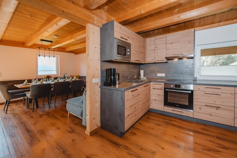 Apartment | Private kitchen | Electric kettle, toaster, highchair