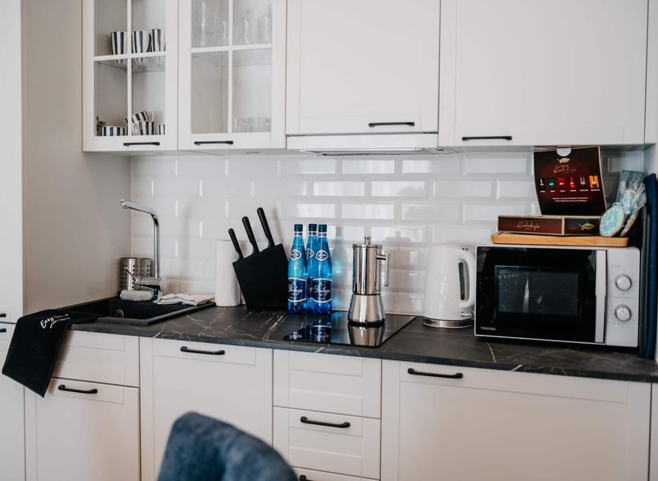 Apartment | Private kitchen | Electric kettle, highchair