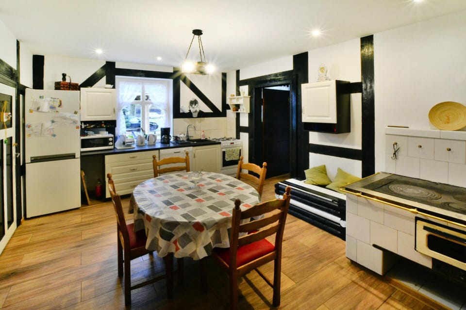 Villa | Private kitchen | Electric kettle, highchair
