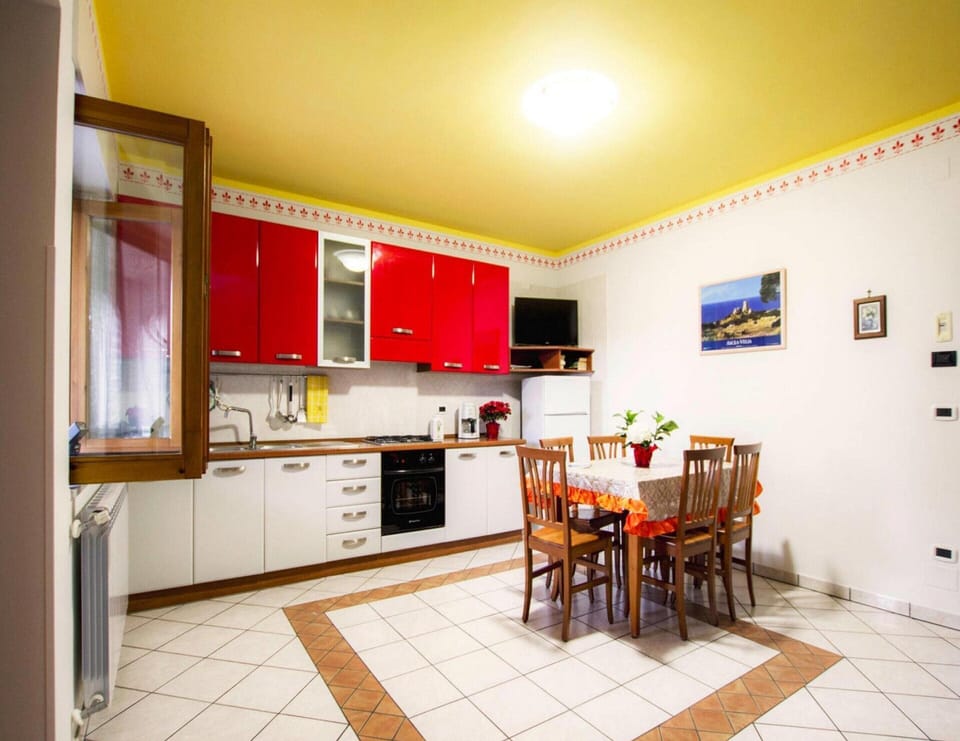Apartment | Private kitchen | Electric kettle, toaster, highchair