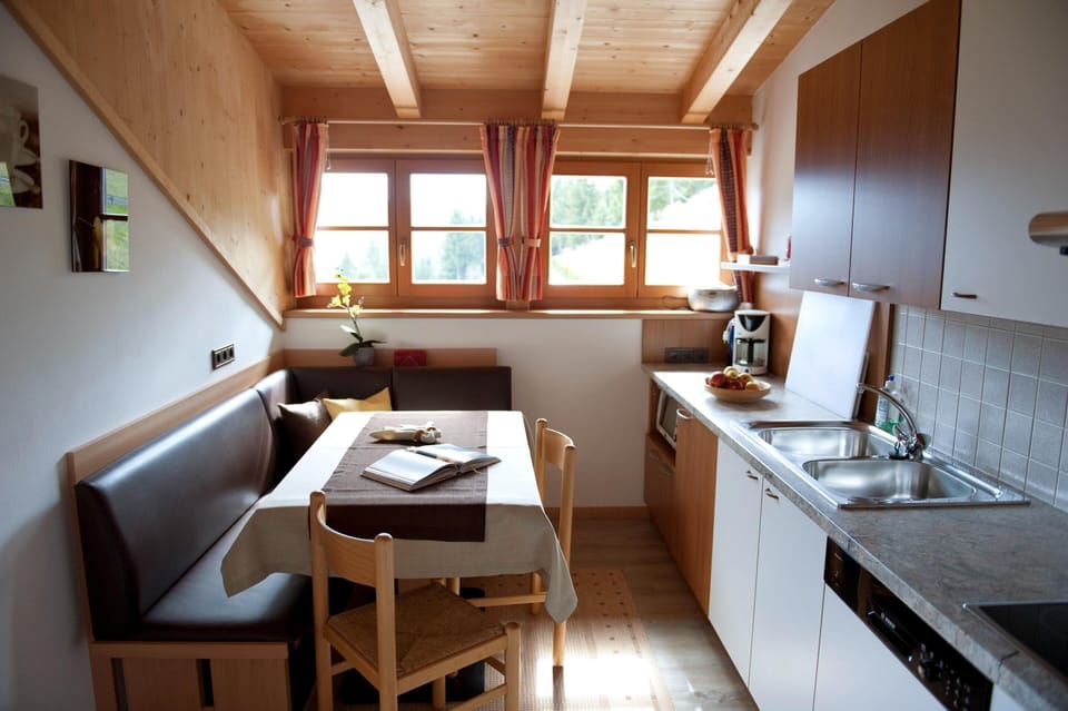 Apartment | Private kitchen | Electric kettle, toaster, highchair