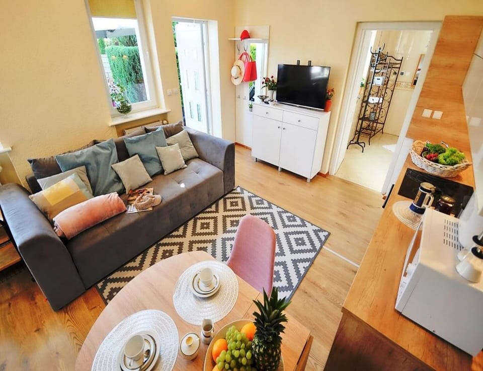 Apartment | Private kitchen | Electric kettle, toaster, highchair