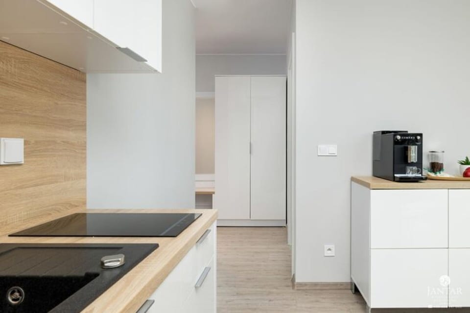 Apartment | Private kitchen | Electric kettle, highchair